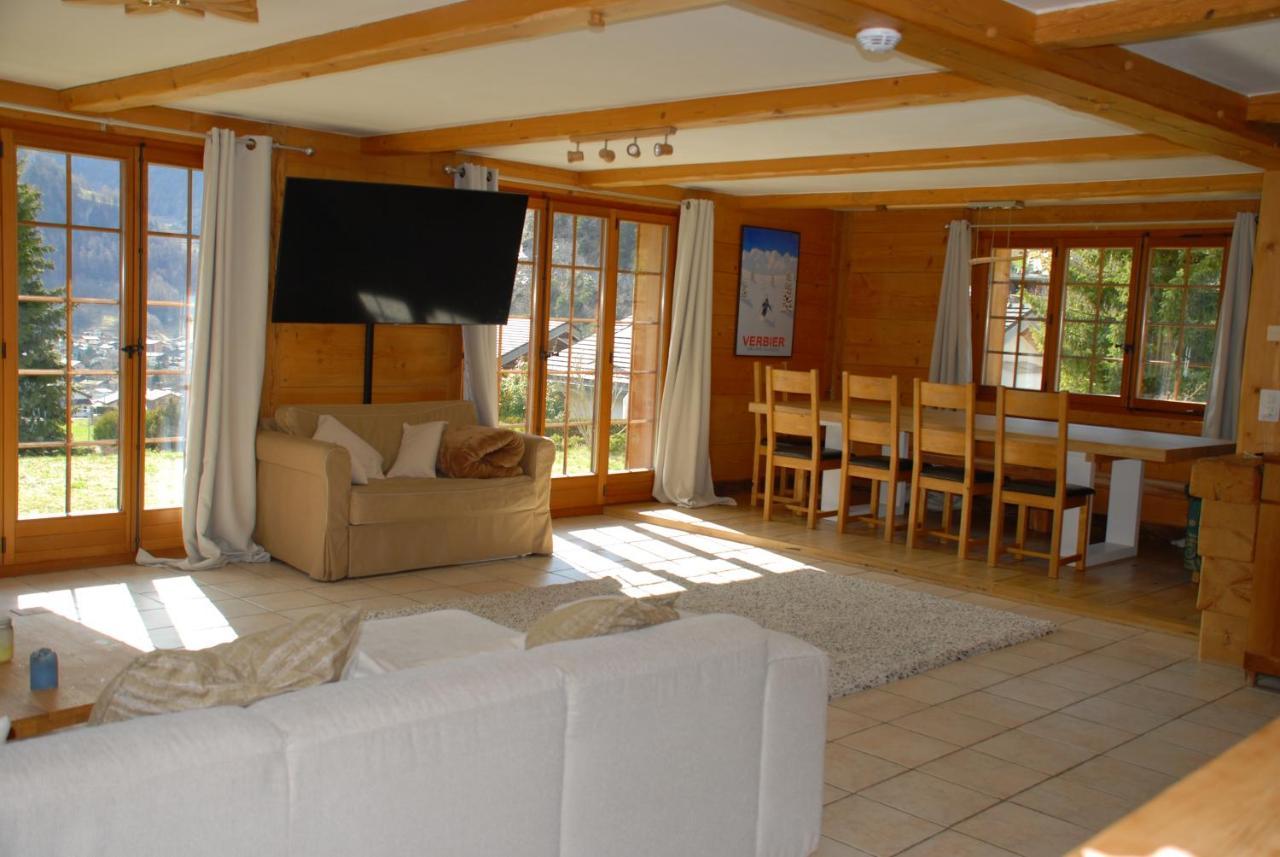 Chalet Edelweiss - Verbier, Mountain Views, Jacuzzi! Volleges Luaran gambar
